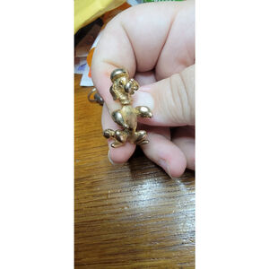 Adorable Vintage Gold Tone Poodle Brooch/Pin, Sarah Coventry